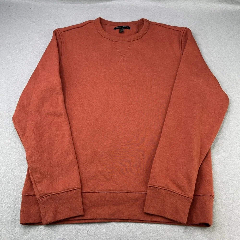 Banana Republic Cotton Blend Midweight Crewneck Sweatshirt (Men's Medium)